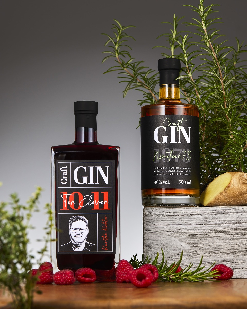 Craft Gin Nineteen 73 und Ten Eleven